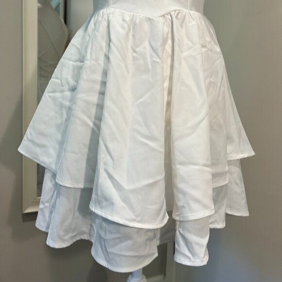 NWT Hello Molly White Radiating Words Corset Mini Dress, Size Small - Picture 7 of 16